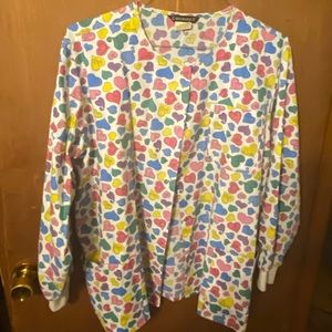 scrub vest, 20scrub tops, and 20 scrub jackets